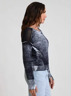 Cheap V-Neck Huntress Sweater Women Naval Blue