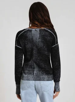 Cheap V-Neck Huntress Sweater Women Naval Blue