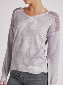 Clearance V-Neck Huntress Sweater Women Sweaters