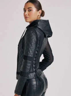 Outlet Voyage Hooded Moto Women Motos